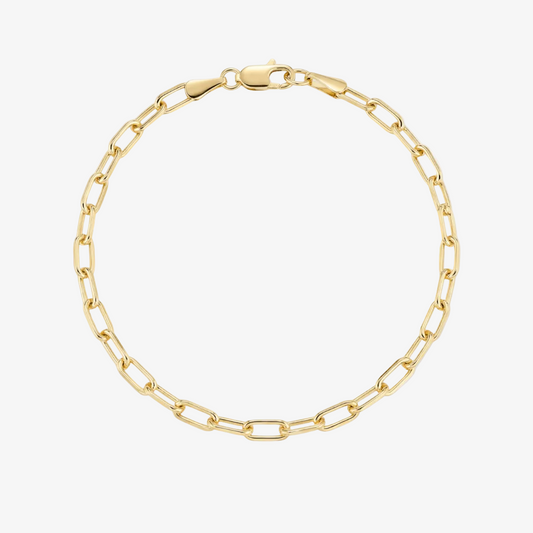 Minimal Paperclip Chain Bracelet
