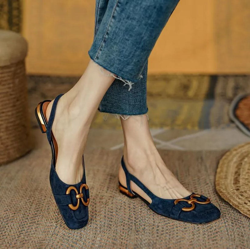 Nora Ergonomic Slingback Flats