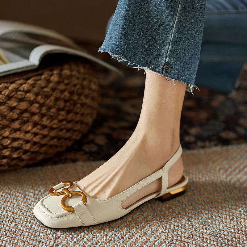 Nora Ergonomic Slingback Flats