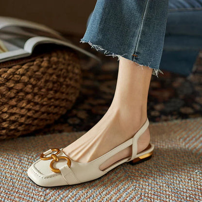 Nora Ergonomic Slingback Flats