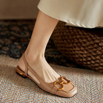 Nora Ergonomic Slingback Flats