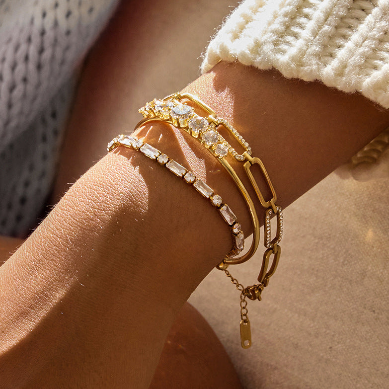 Diamond Chain Bracelet