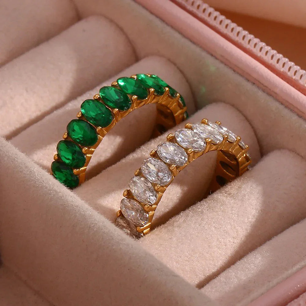Celeste Simulant Eternity Ring