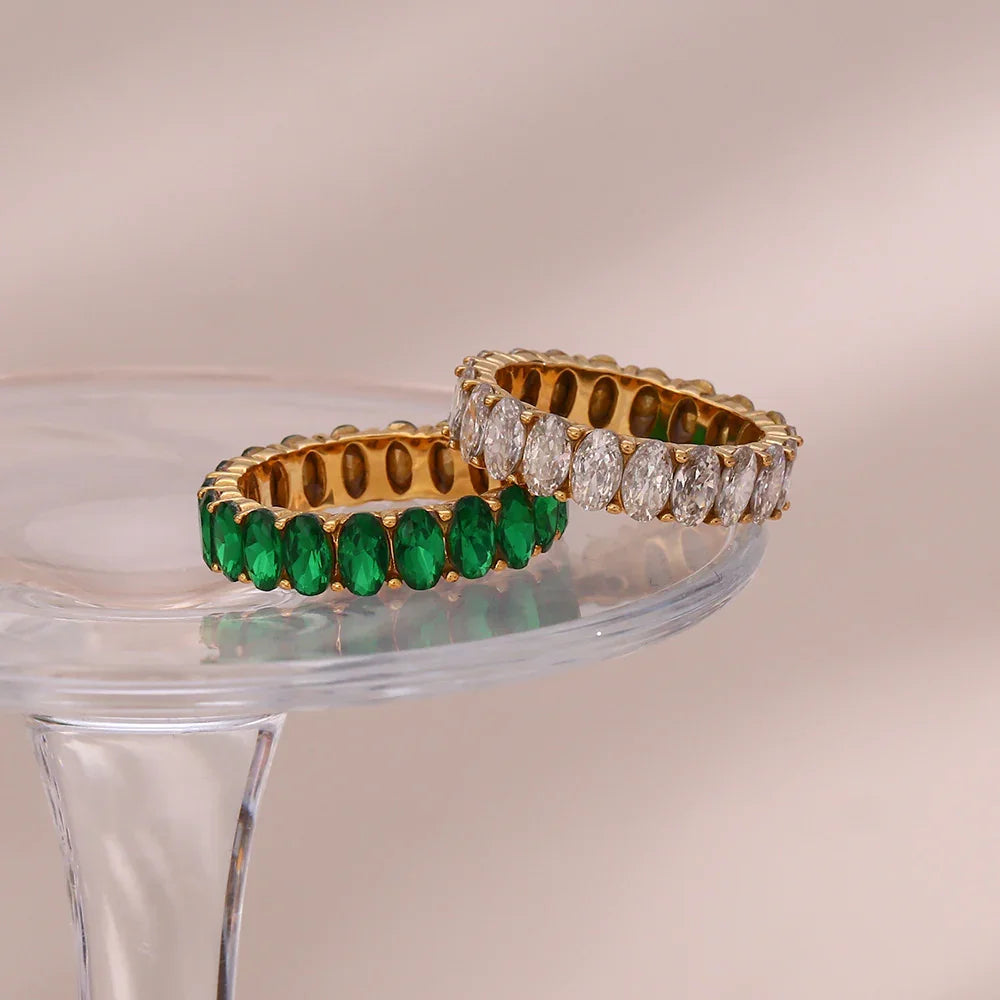 Celeste Simulant Eternity Ring