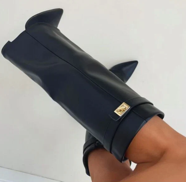 Olivia Pointed Toe Knee High Boots
