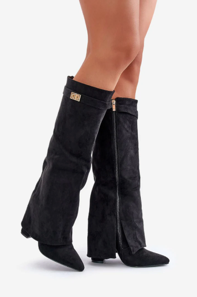 Olivia Pointed Toe Knee High Boots