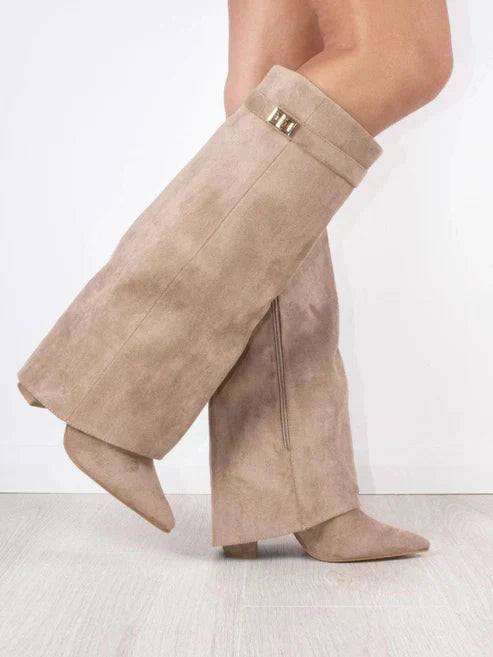 Olivia Pointed Toe Knee High Boots