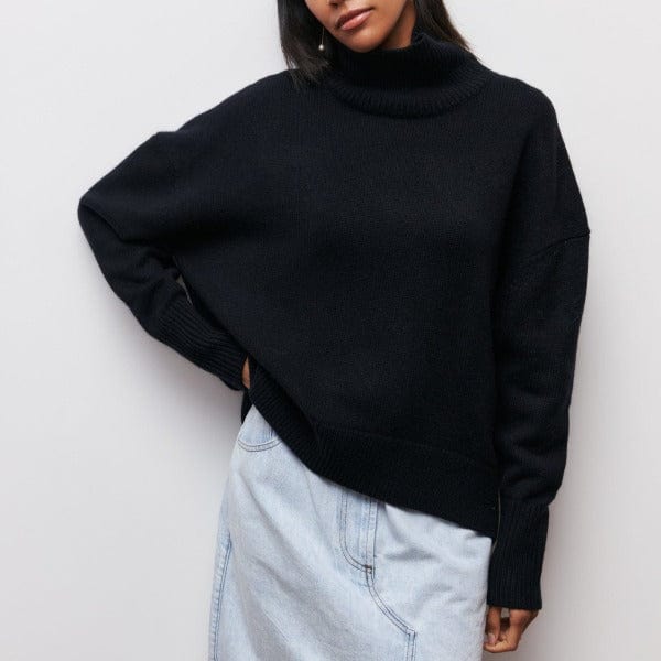 Patricia Ribbed Relaxed Turtleneck Sweater
