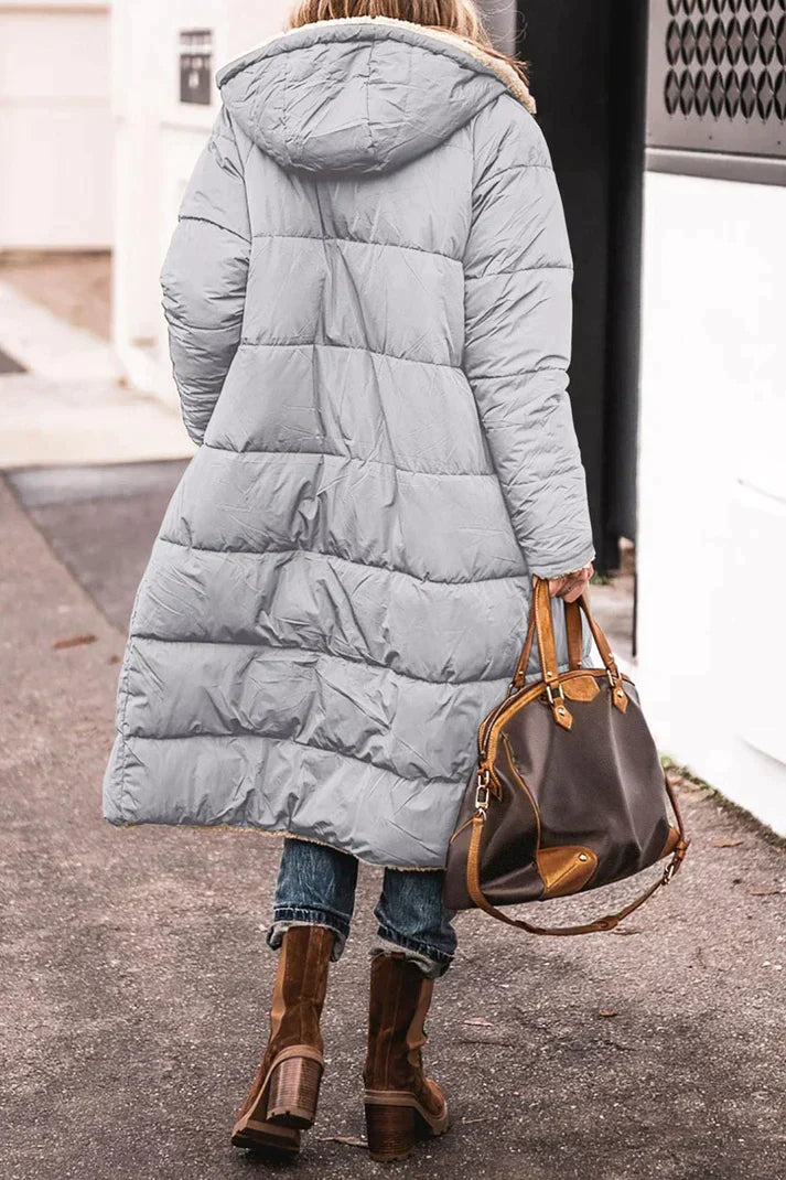 Paula Hooded Longline Padded Coat