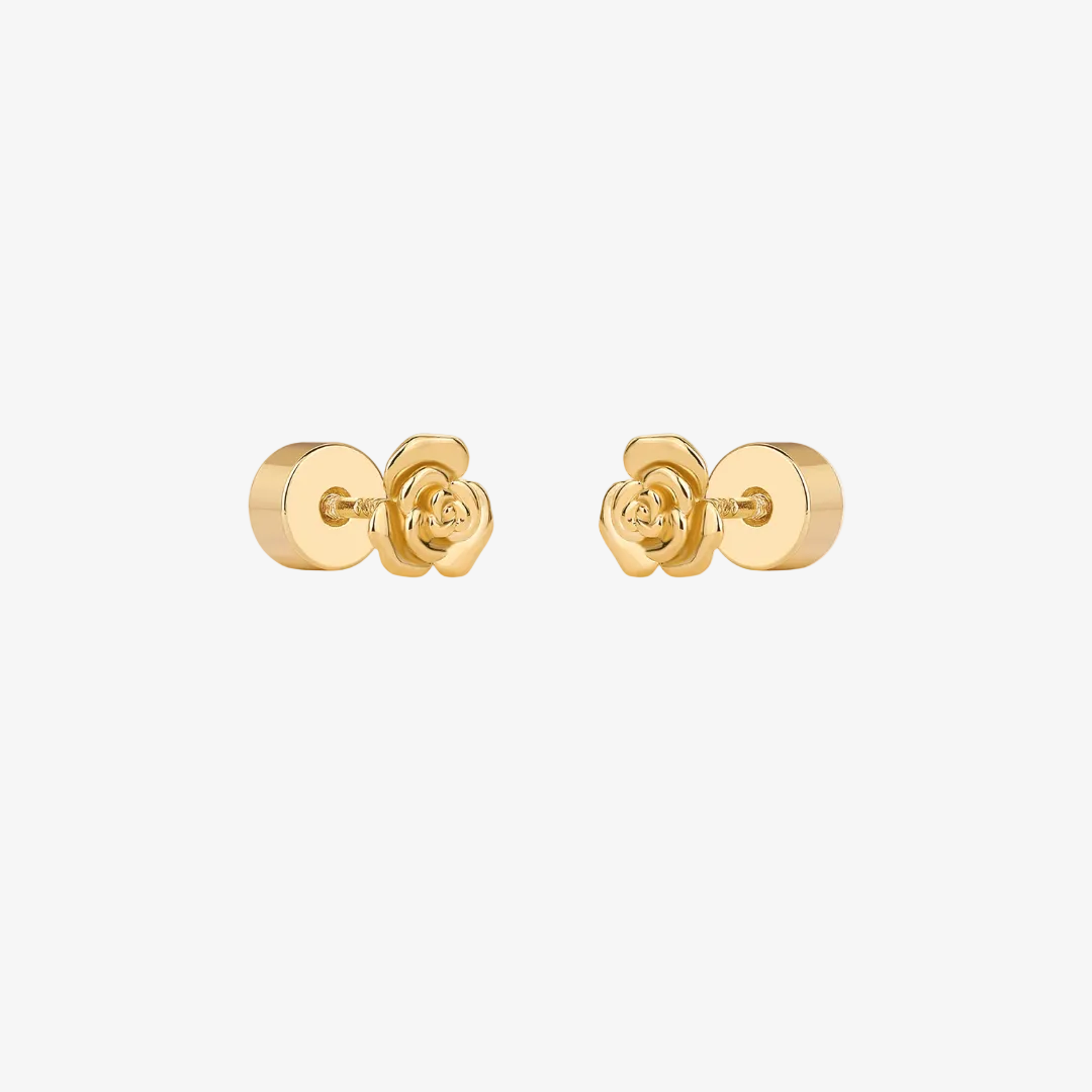 Rosegarden Flat Back Stud Earrings