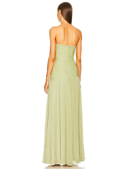 Ruby Strapless Evening Maxi Dress