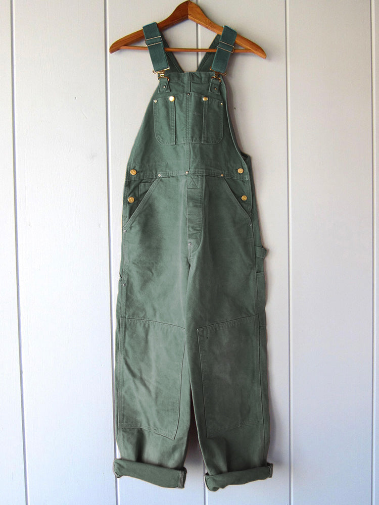 Rugged Utility Wide Leg Overalls