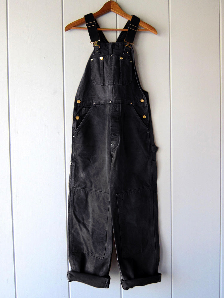 Rugged Utility Wide Leg Overalls