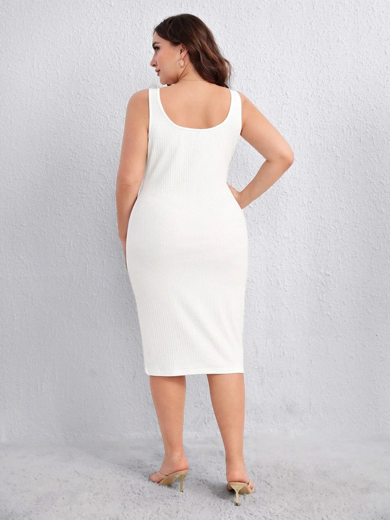 Sabine Streamlined Plus Size Sheath Dress