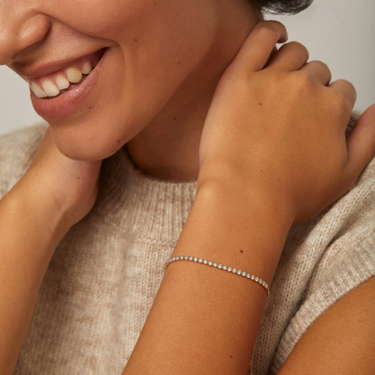 Sliding Tennis Bracelet