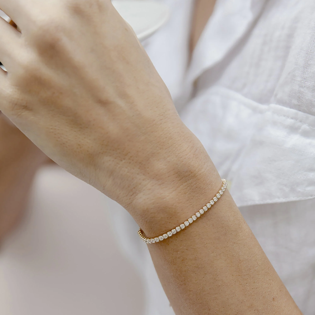 Sliding Tennis Bracelet