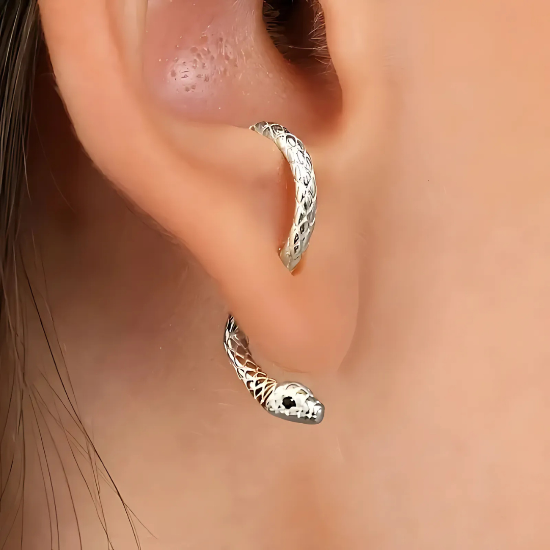 Snake Curve Adjustable Earrings