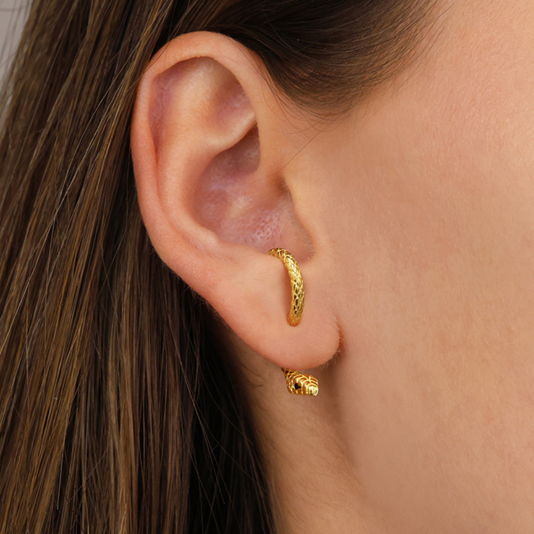 Snake Curve Adjustable Earrings