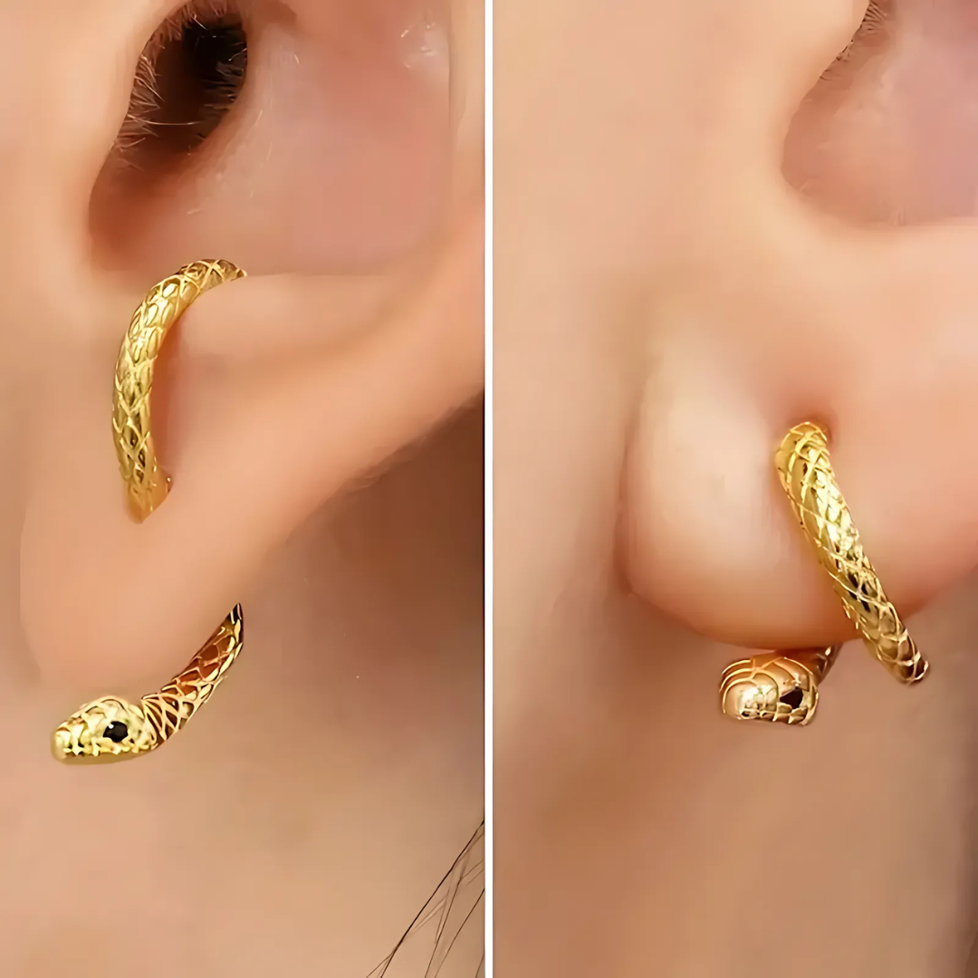 Snake Curve Adjustable Earrings