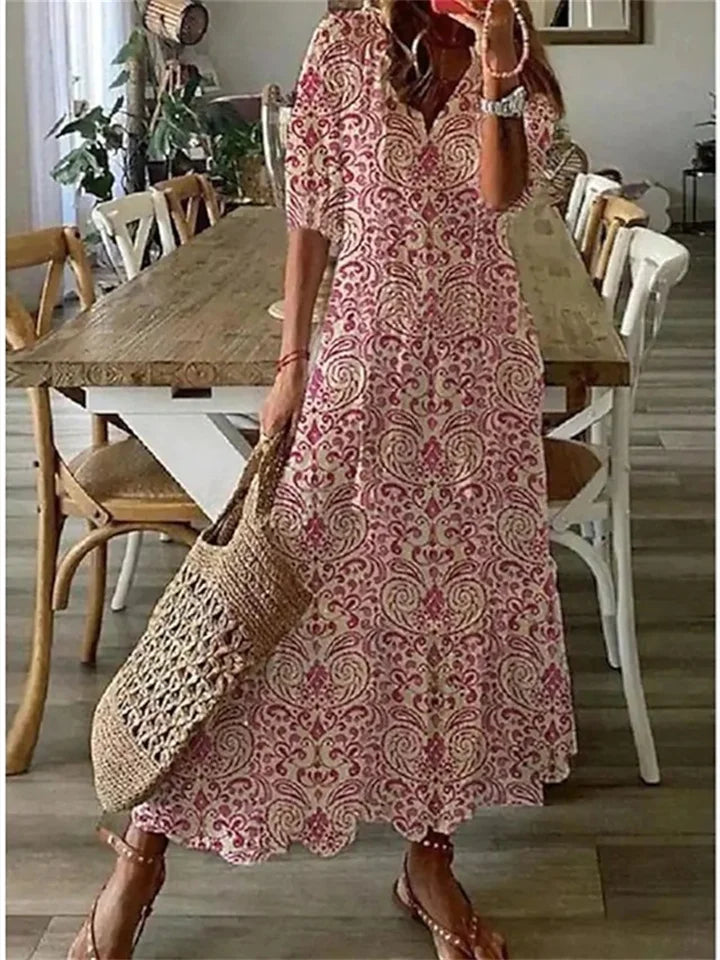 Summer Breeze Floral Maxi Dress