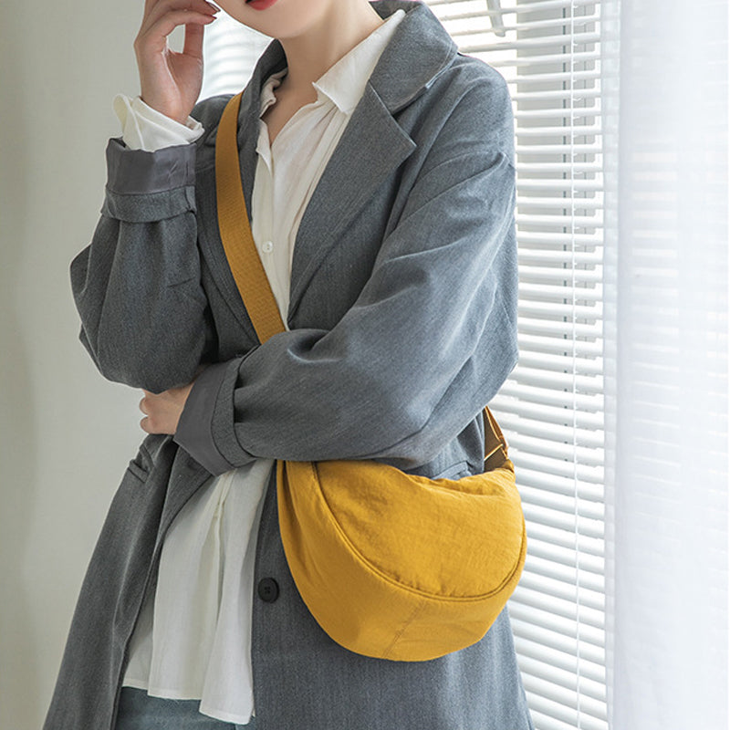 Sunlit Crescent Crossbody