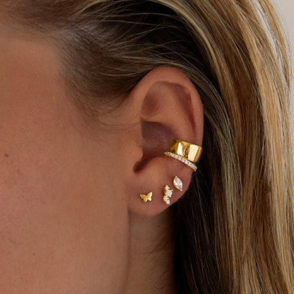 Tiny Teardrop Flat Back Studs