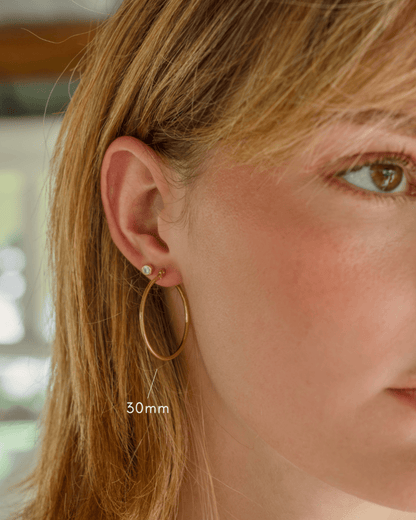 Classic Thin Hoop Earrings