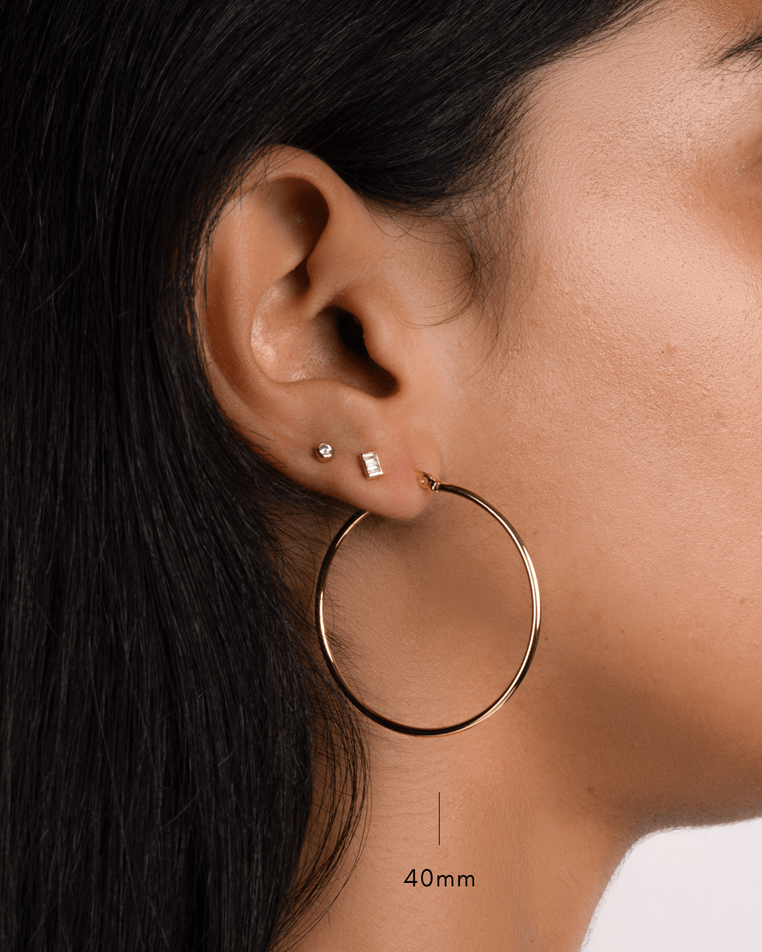 Classic Thin Hoop Earrings