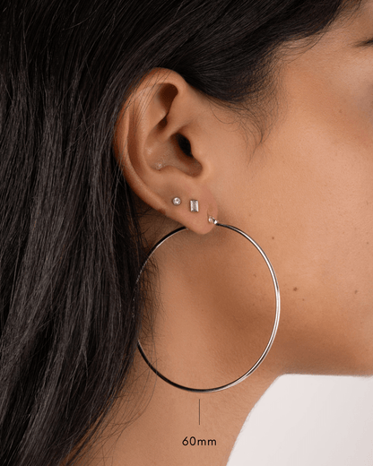 Classic Thin Hoop Earrings