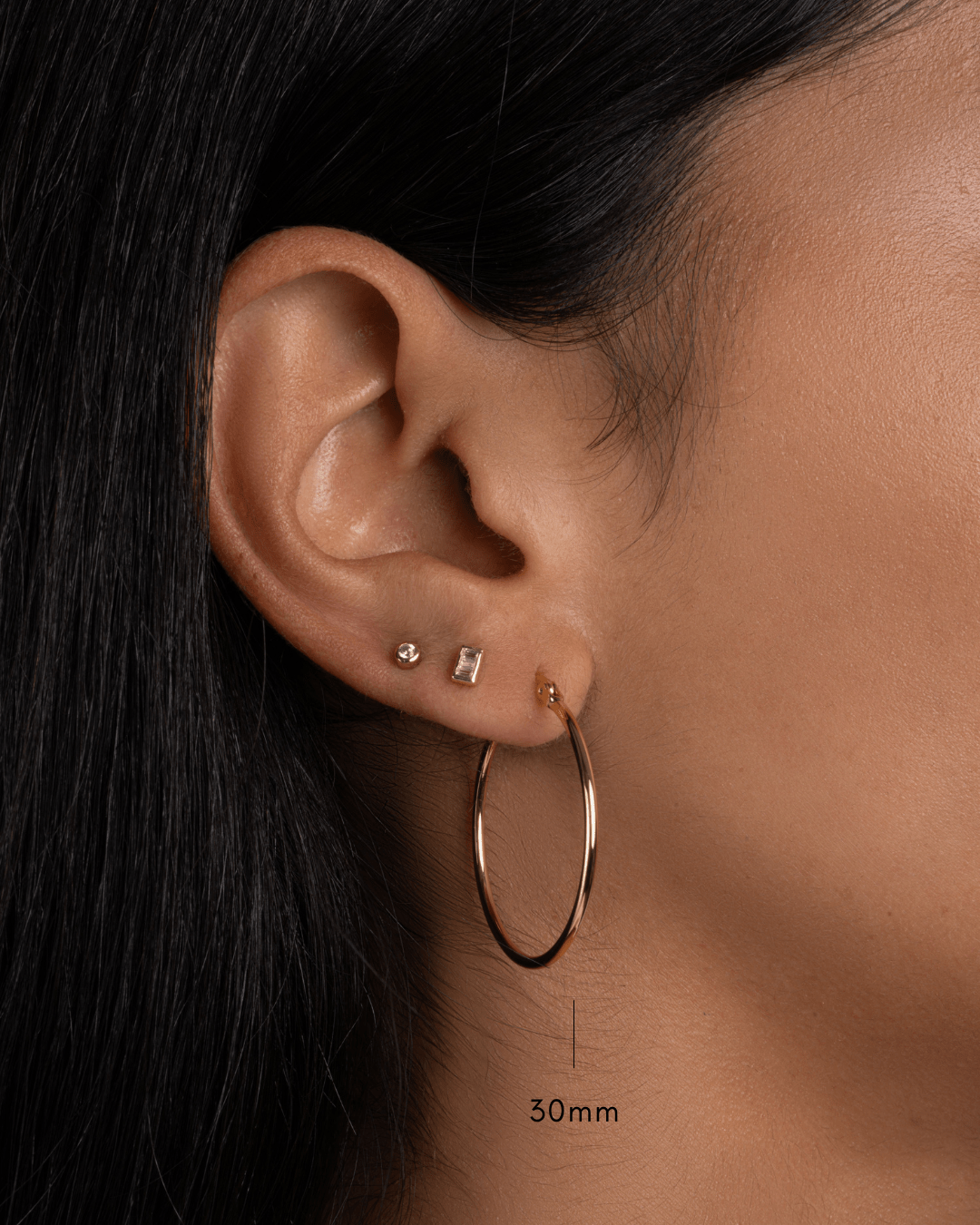 Classic Thin Hoop Earrings