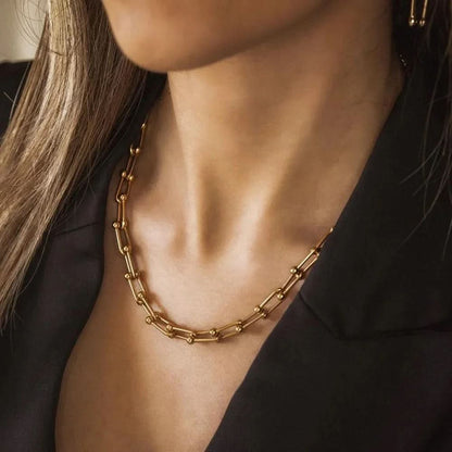 Arc Link Chain Necklace