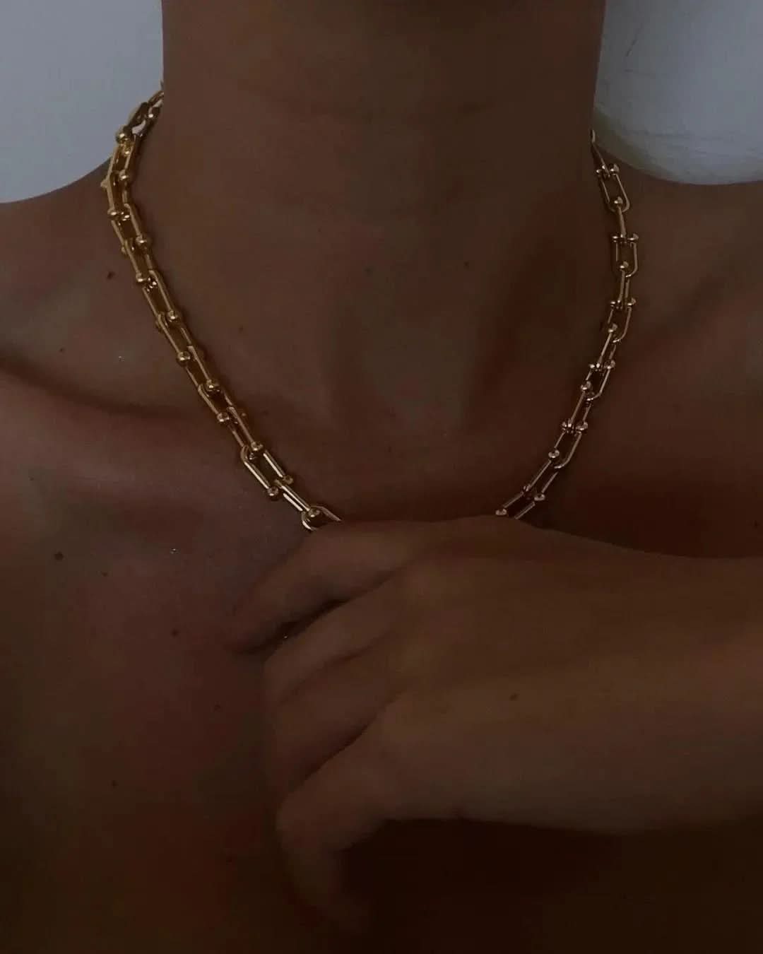 Arc Link Chain Necklace