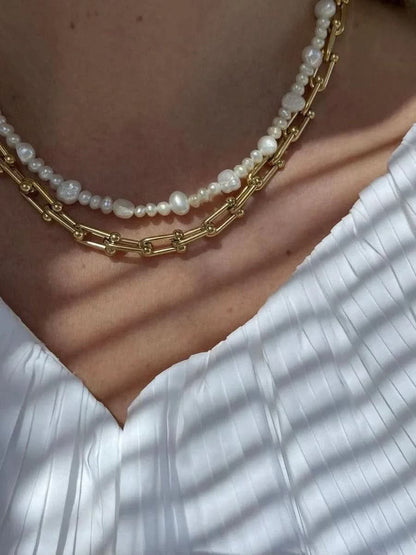 Arc Link Chain Necklace