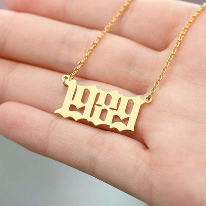 Classic Birth Year Necklace