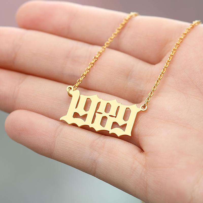 Classic Birth Year Necklace