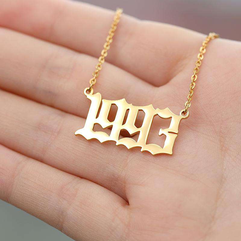 Classic Birth Year Necklace