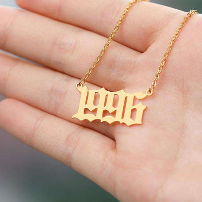 Classic Birth Year Necklace
