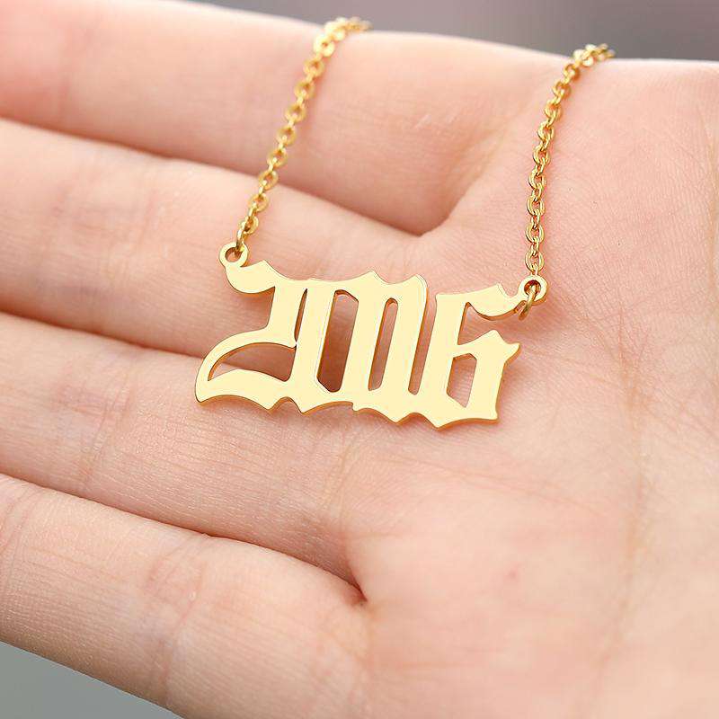 Classic Birth Year Necklace
